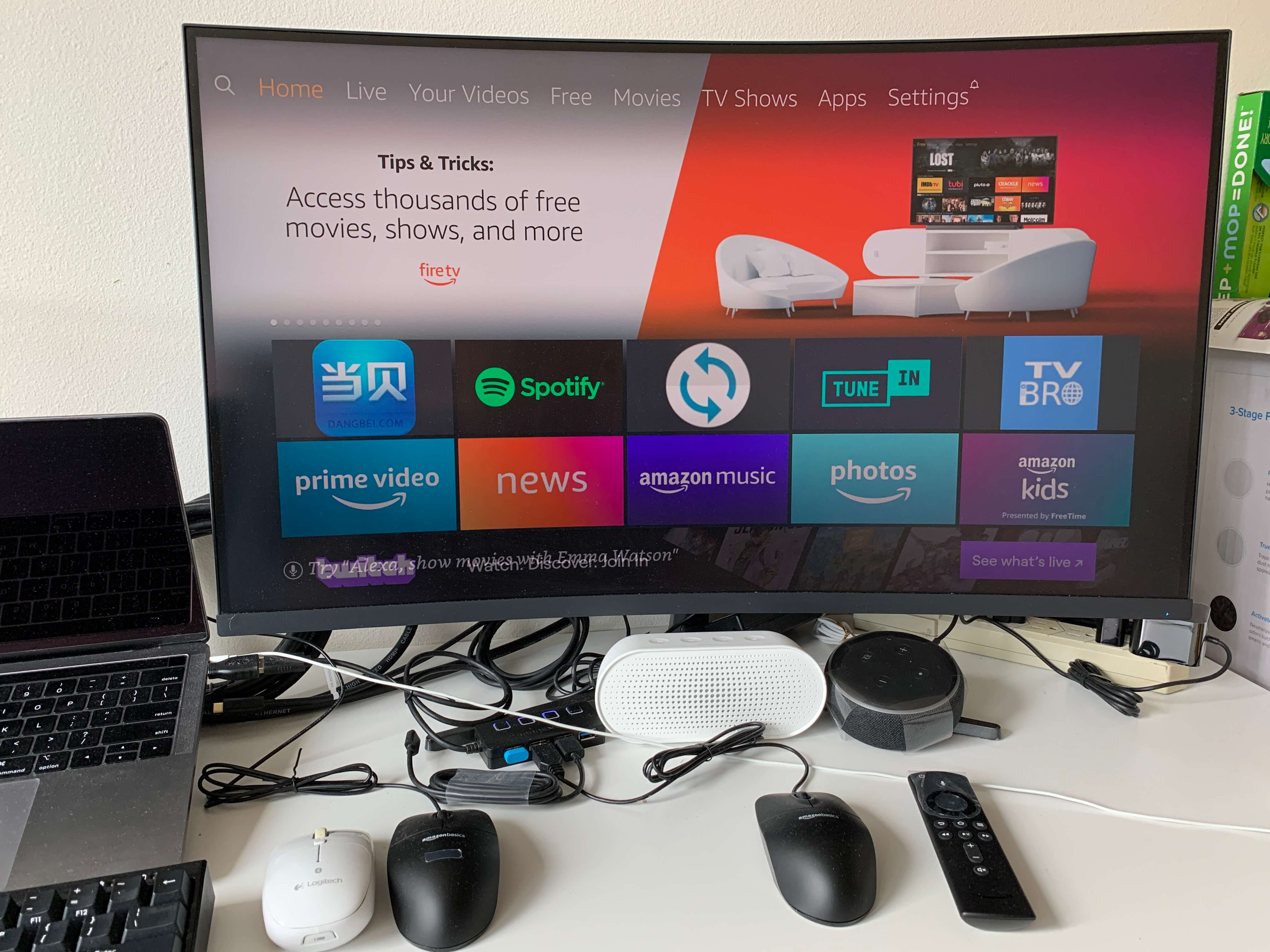 配置好的 Fire TV Stick