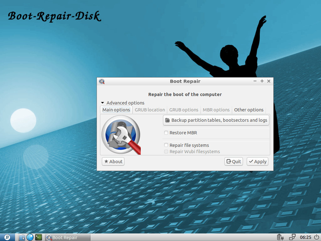 Boot From Boot-Repair-Disk