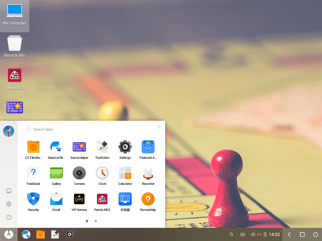 Phoenix OS Graphical Interface
