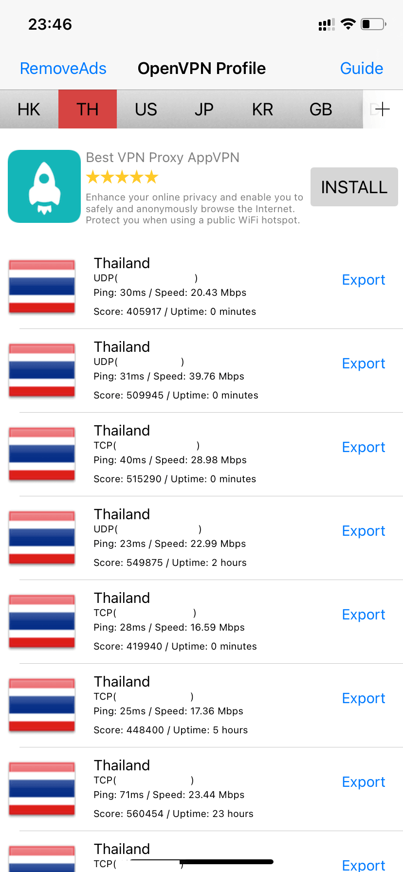 OpenVPN Profile Spider